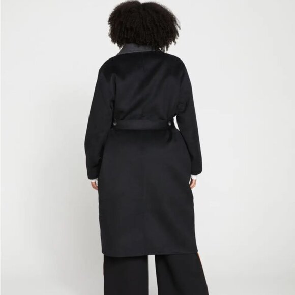 Universal Standard reversible, double faced luxe wool coat - Picture 6 of 16